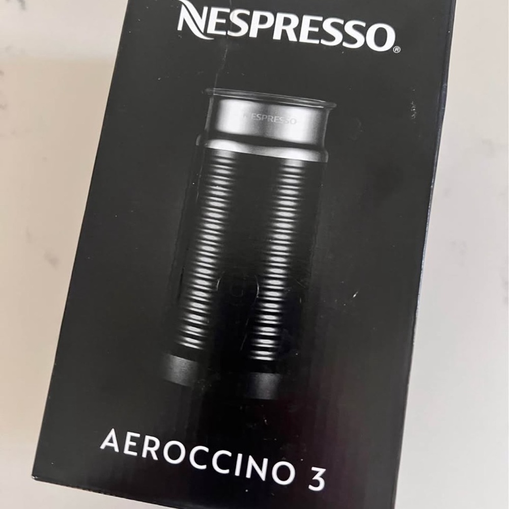 New Nespresso Aeroccino 3 in Black